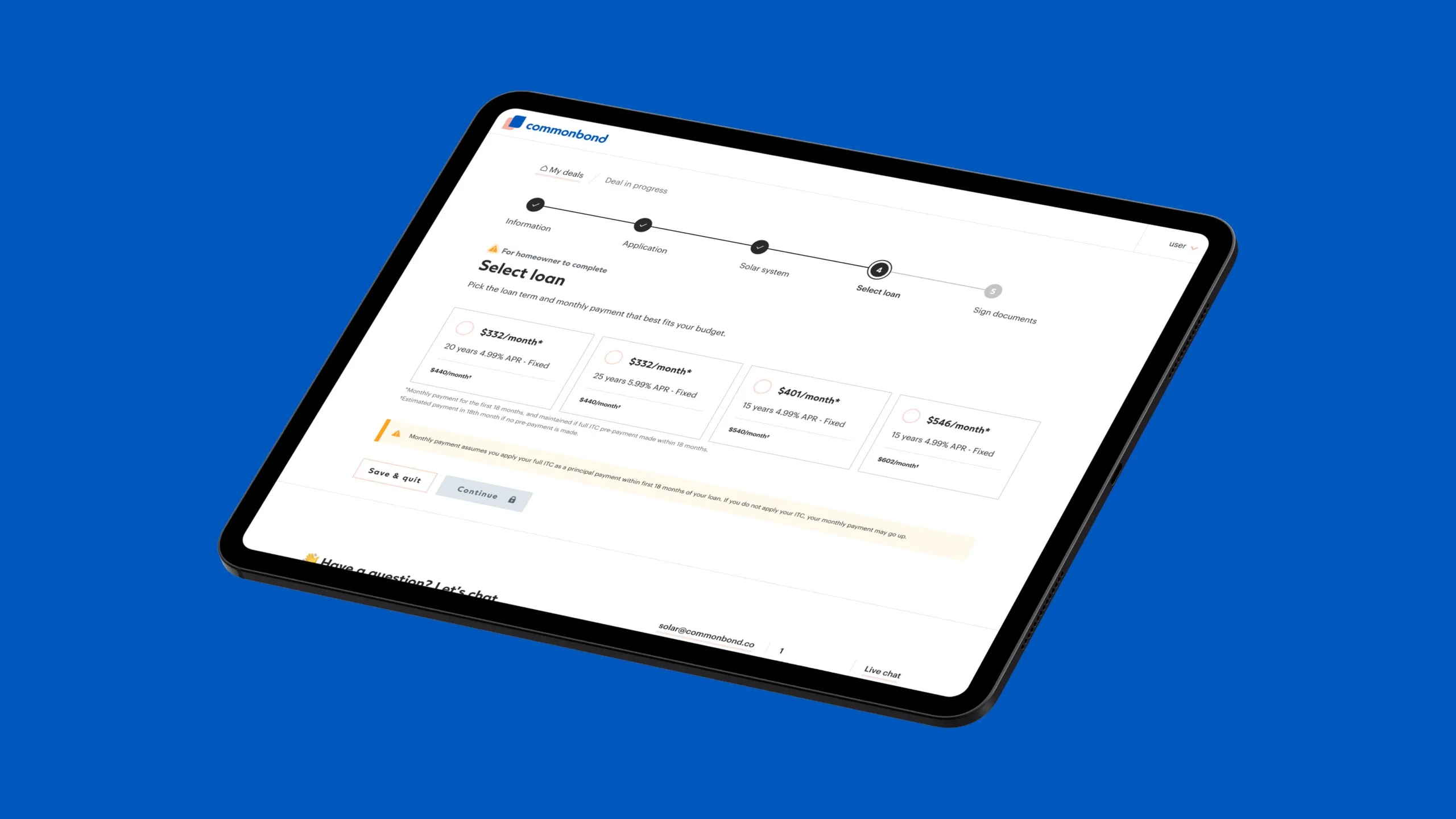 CommonBond tokenized design system